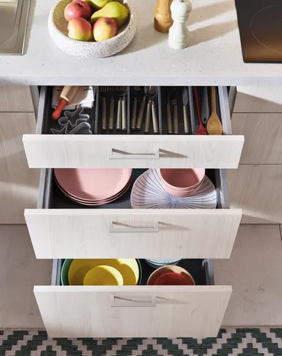 Küchenzeile 51.200 10 525, Skagen Eiche Nachbildung