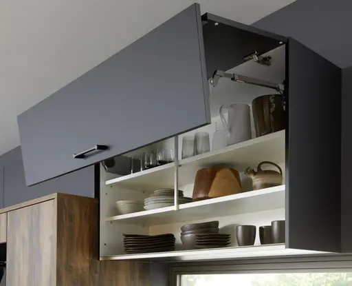 Inselküche 53.190 GL 1 519, Onyxschwarz matt