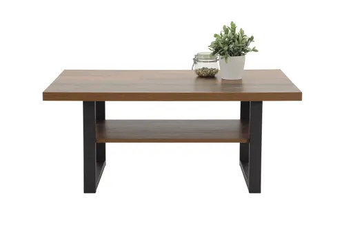 Couchtisch - LB ca. 105x69 cm, Oldwood, Schwarz