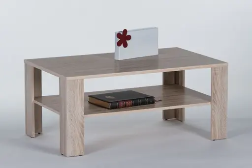 Couchtisch - LB ca. 100x60 cm, Eiche Sonoma Nachbildung