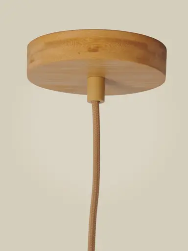 Hängeleuchte - DH ca. 12x250 cm, Braun
