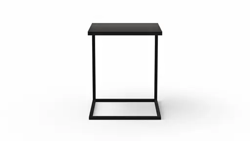 Überstelltisch Kai - LBH ca. 40x40x50 cm, Metall, Schwarz