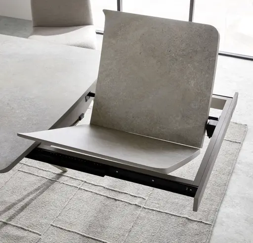 Esstisch Sedana - ausziehbar, LB ca. 200x100 cm, HPL, Grau