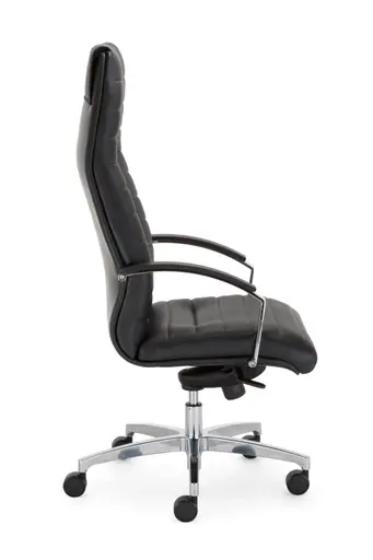 Chefsessel - Multiblock-Mechanik, Softleder, Schwarz