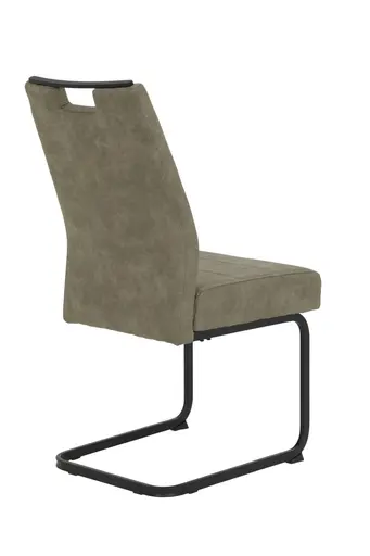 Schwingstuhl - Stoff, Schlamm