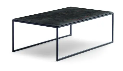 Couchtisch - LBH ca. 100x60x35 cm, Dekton, Dunkelbraun