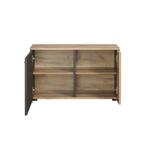 Garderobenkombination - Anthrazit, Eiche Coast Evoke Nachbildung