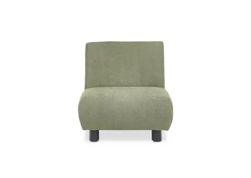  Faltsessel EBBY - ohne Armlehne inkl. Schlaffunktion, Stoff, Grün