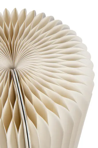 Sitzhocker - DH ca. 36x42 cm, Weiß-Creme