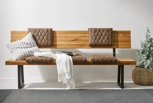 Rückenkissen Cambridge - Stoff, Dunkelbraun