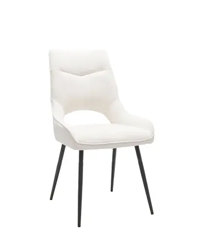 Stuhl MEAVE - Stoff, Creme