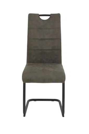 Freischwinger - Microfaser, Vintage Braun