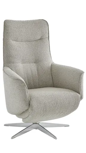 Relaxsessel Riposo - inkl. motorischer Relaxfunktion, Stoff, Graubeige