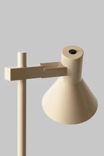 Stehleuchte - BH ca. 25x146 cm, Beige