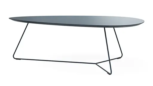 Couchtisch Fano - LBH ca. 121x75x38 cm, Fenix, Dunkelblau