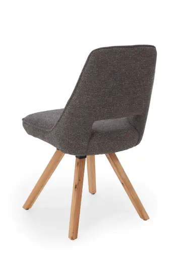 Stuhl - Stoff, Anthrazit, drehbar