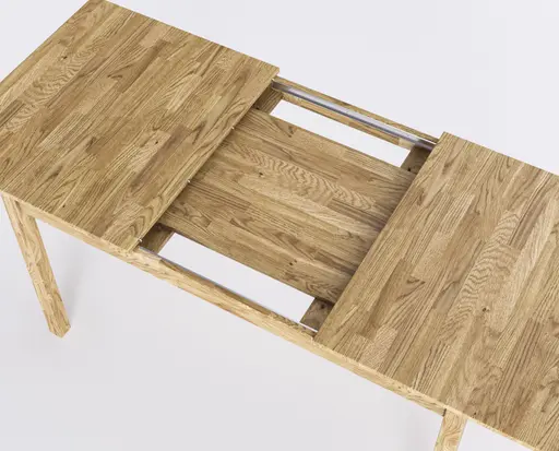 Esstisch- LB ca. 140-180x80 cm, Ausziehbar, Eiche, Massiv, Geölt