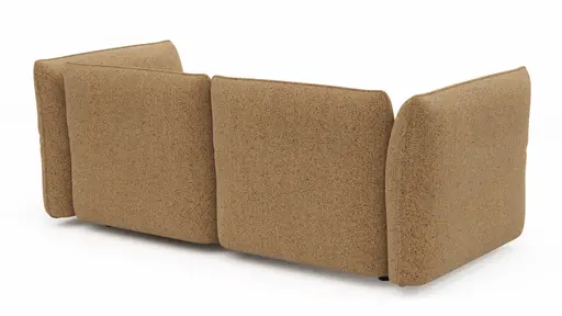 Sofa Motone - 3-Sitzer, Stoff, Kurkuma