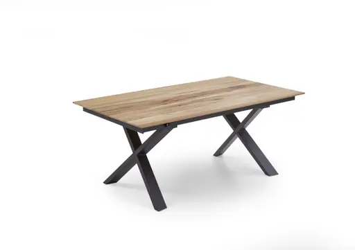 Esstisch - ausziehbar, LB ca. 180x100 cm, Eiche massiv