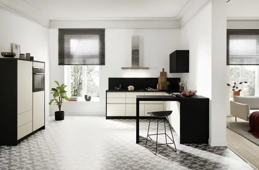 U-Küche 51.210 CO 2 524, weiß