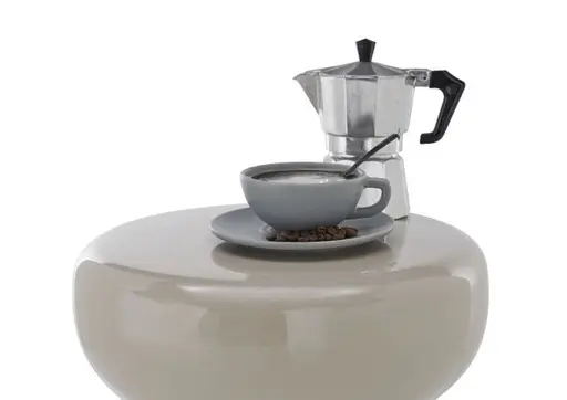 Beistelltisch - Ø/H ca. 36x46 cm, Creme