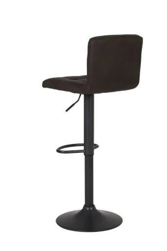 Barhocker - höhenverstellbar, Stoff, Schlamm