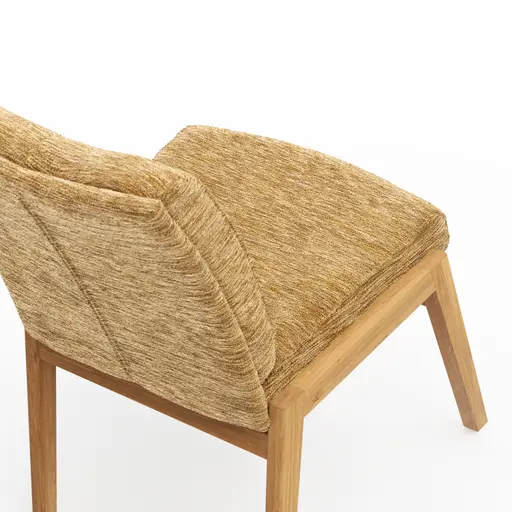 Stuhle Flore 2 - Stoff, Curry