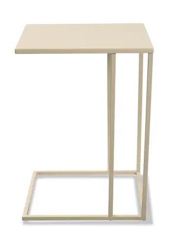 Beistelltisch - LB ca. 43x38 cm, Cremeweiß