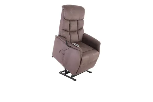 TV-Sessel MARLO - Relaxfunktion, Stoff, Braun