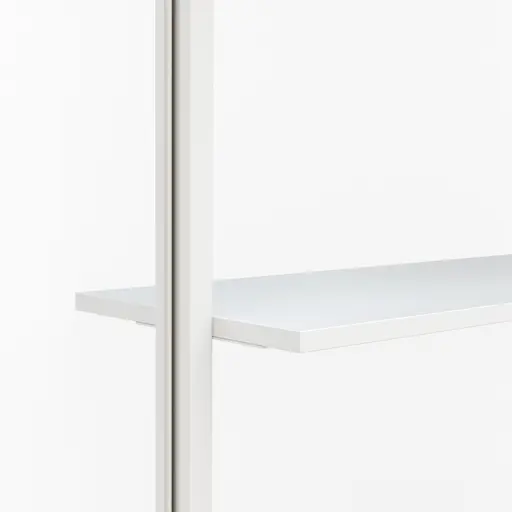 Regal Edge - BH ca. 97x210 cm, Lack, Weiß