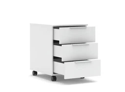 Rollcontainer - B ca. 45 cm, Weiß