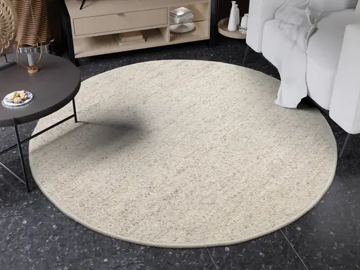 Teppich - Ø ca. 250 cm, Beige