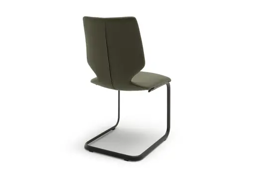 Freischwinger - Stoff, Olive