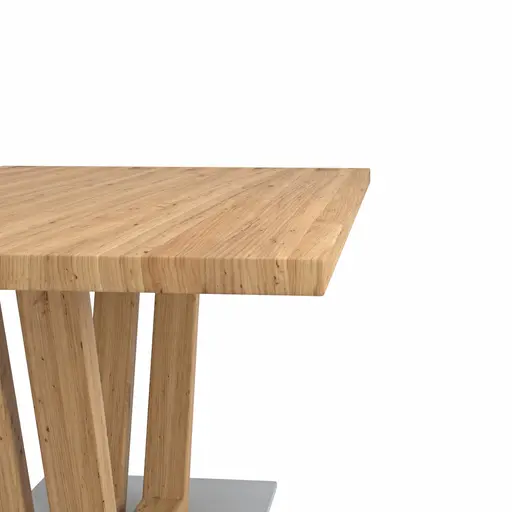 Couchtisch Faro Plus - LBH ca. 65x115x50 cm, Wildeiche massiv, Holzfarben