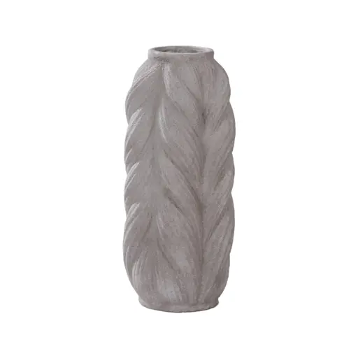 Deko-Vase DH ca. 17,5x38,5 cm, Grau