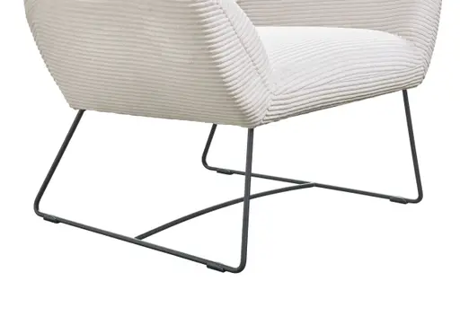 1-Sitzer Sessel - Cord, cremweiss
