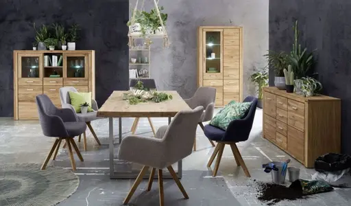 Schalenstuhl MIXIE - Rückstellfunktion, Stoff, Anthrazit