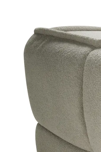 Sofa Hedda - 4-Sitzer, Stoff, Graubeige