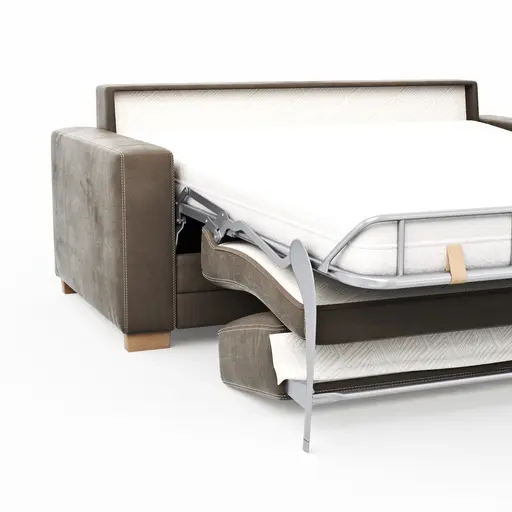 Sofa Lakeville 1 - 2-Sitzer inkl. Schlaffunktion, Stoff, Braun