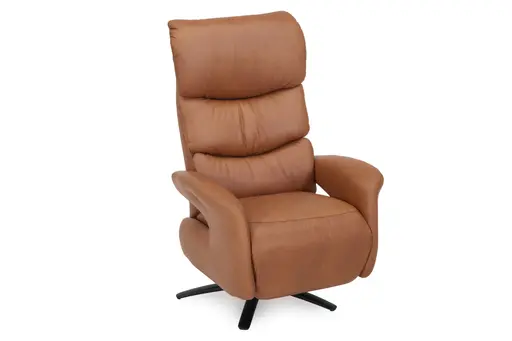 Sessel - Relaxfunktion motorisch, Leder, Rost