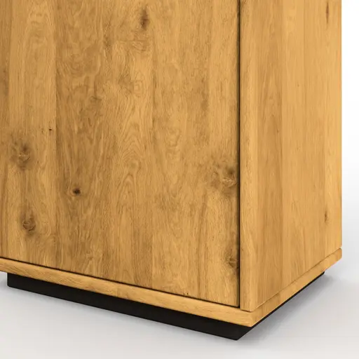 Vitrine Savannah - Wildeiche massiv, natur geölt