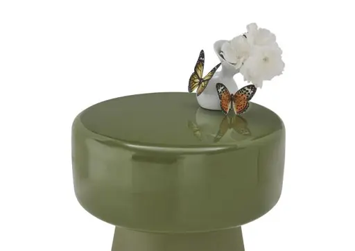 Beistelltisch - Ø/H ca. 30x47 cm, Grün