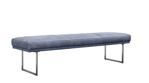 Bank Tarent - BT ca. 200x55 cm, Leder, Blau