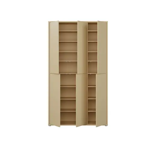 Schuhschrank FAID- B ca. 109 cm, Gelb