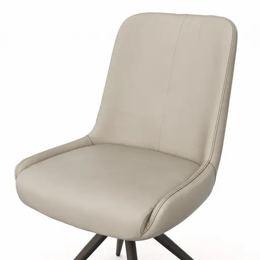 Stuhl Mis - Leder, Graubraun, Gestell, Schwarz