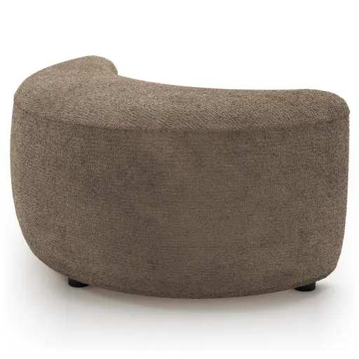 Anstellhocker Karasu - Stoff, Taupe