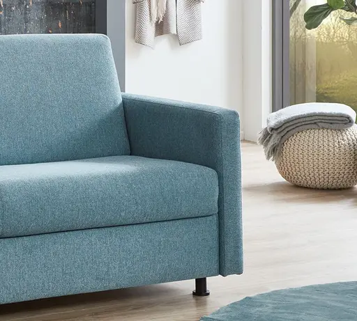 Faltbett - 2-Sitzer, Stoff, Grau