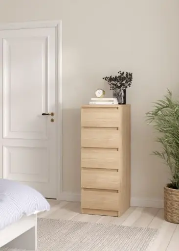 Kommode - B ca. 41 cm, Jackson Hickory Nachbildung