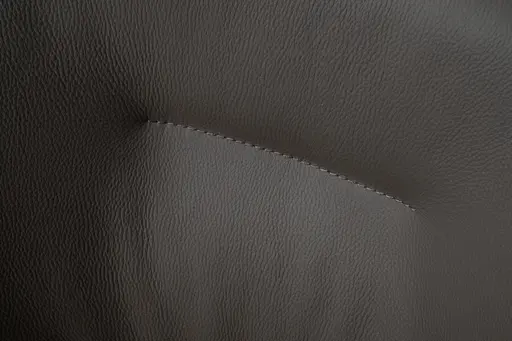 Stuhl MERRITH - drehbar, Leder, Dunkelbraun