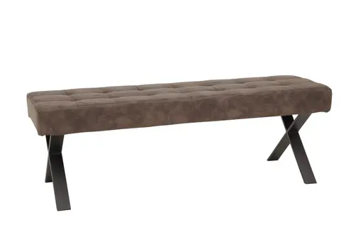 Sitzbank - Stoff, Vintage Braun